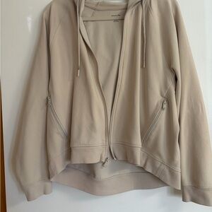 Old Navy Cream Zip-Up Hoodie